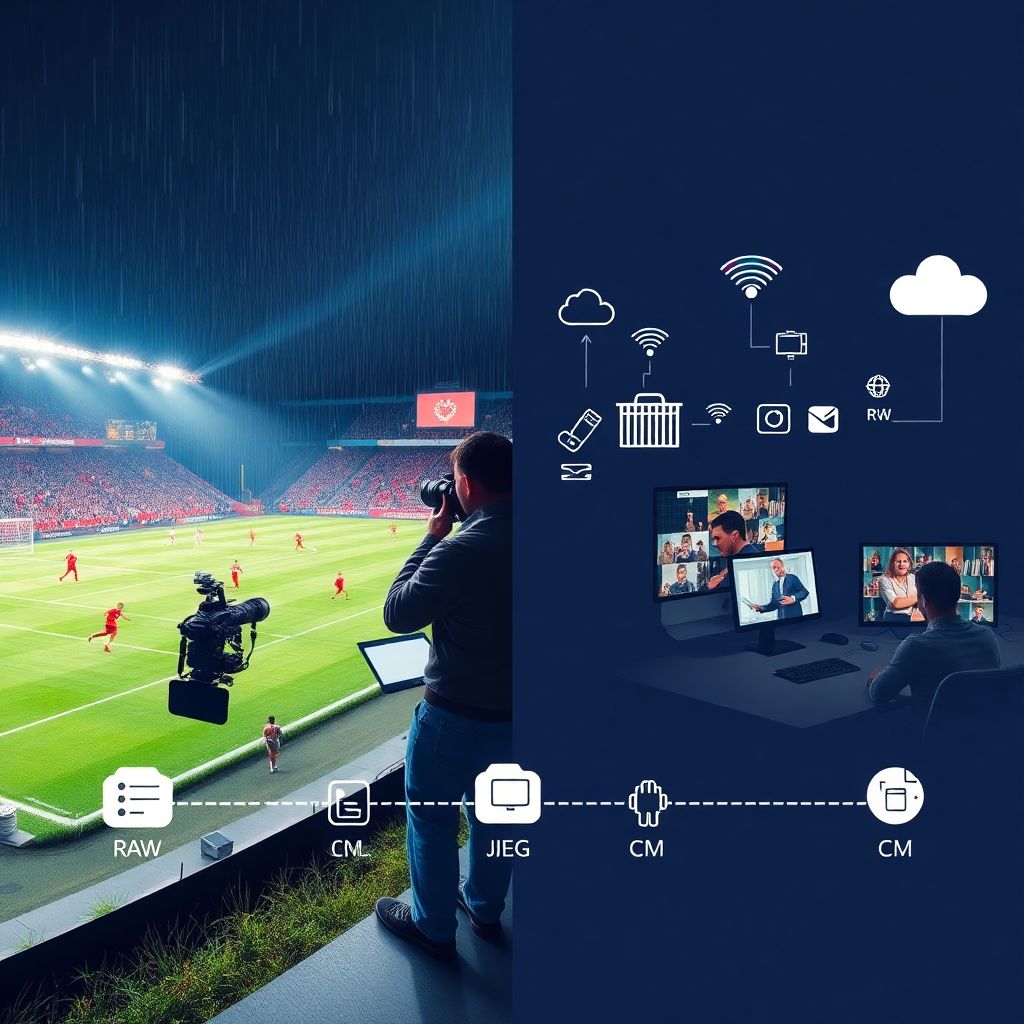 Работа с фотоматериалами в моментальных новостях о матчах: советы редактору