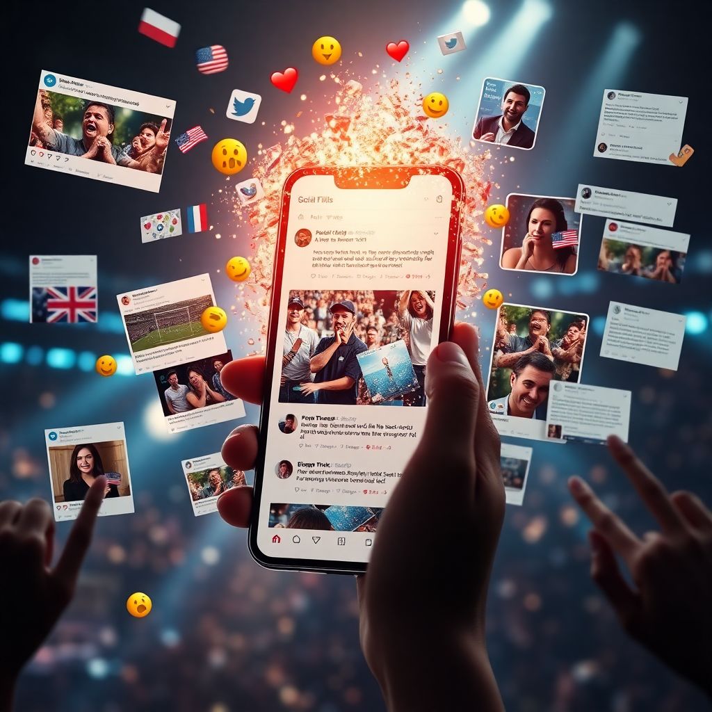 Роль social media в распространении новостей сразу после финала турнира