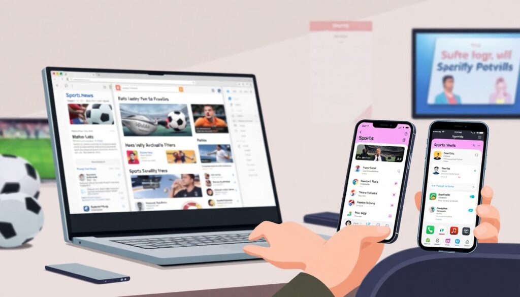 Навигация по разделам: где искать последние обновления после финального свистка - иллюстрация