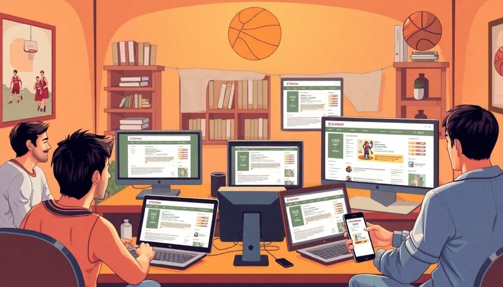 История создания быстрого инфопортала о спорте - иллюстрация