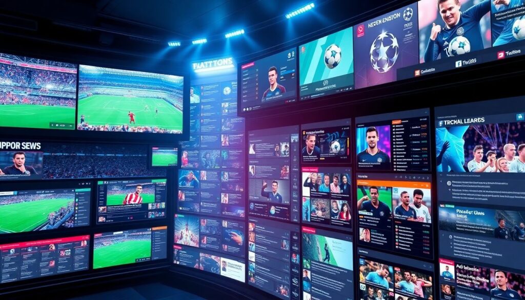 Контент-план для ресурса с моментальными футбольными новостями - иллюстрация