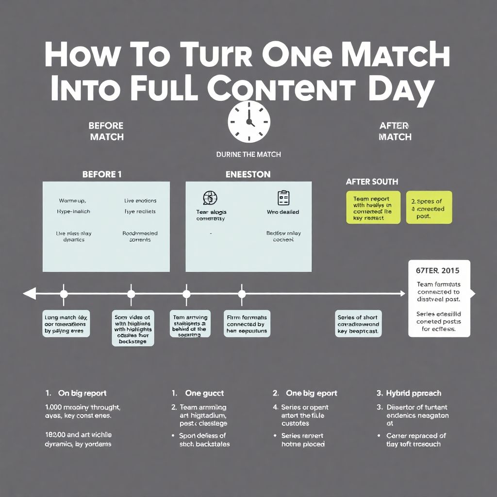 Как превратить матч в серию материалов на один день для спортивного медиа