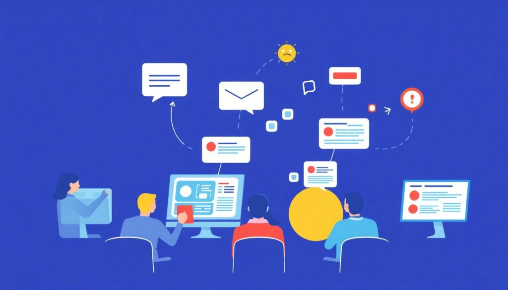 Механизмы обратной связи с аудиторией после публикаций - иллюстрация