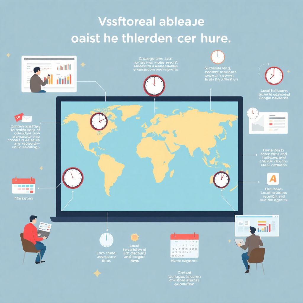 Адаптация контента под различные регионы и часовые пояса для роста охвата