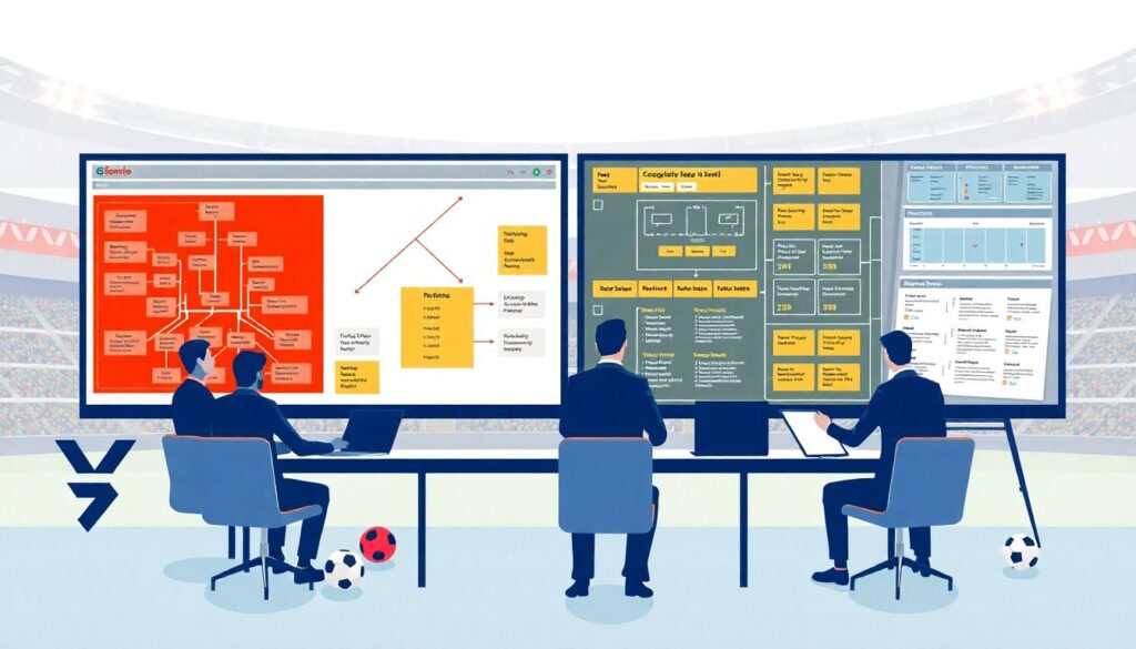 Руководство по созданию рубрик для мгновенных футбольных новостей - иллюстрация