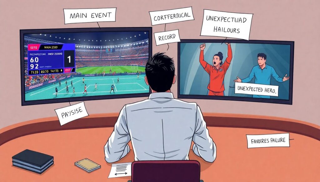 Создание легендарных заголовков после финального свистка - иллюстрация