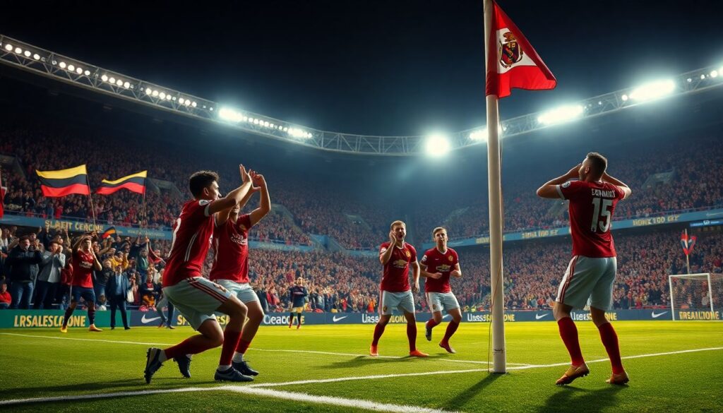 Создание легендарных заголовков после финального свистка - иллюстрация