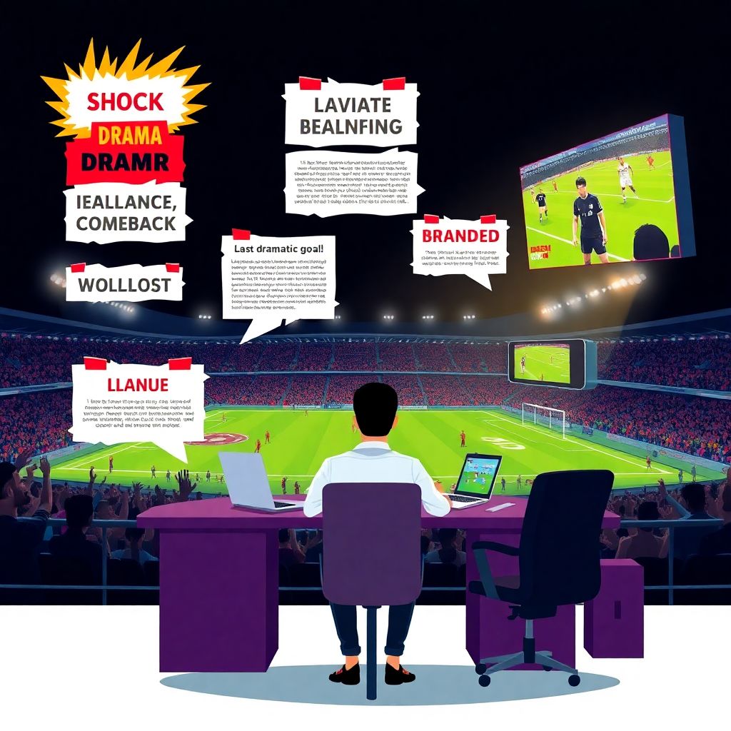 Создание легендарных заголовков после финального свистка в спортивной журналистике