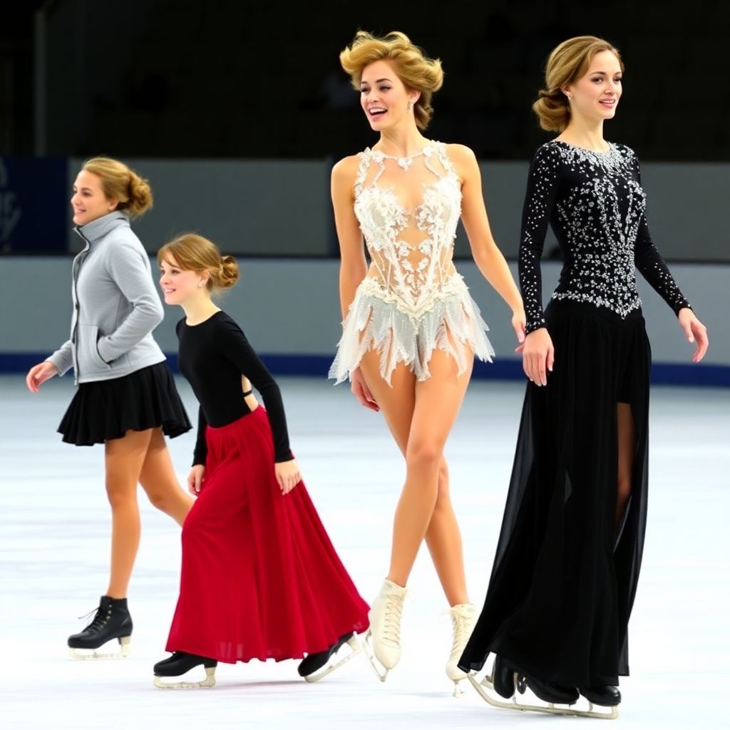 История олимпийской ледовой моды: как фигуристки раздевались на льду за век