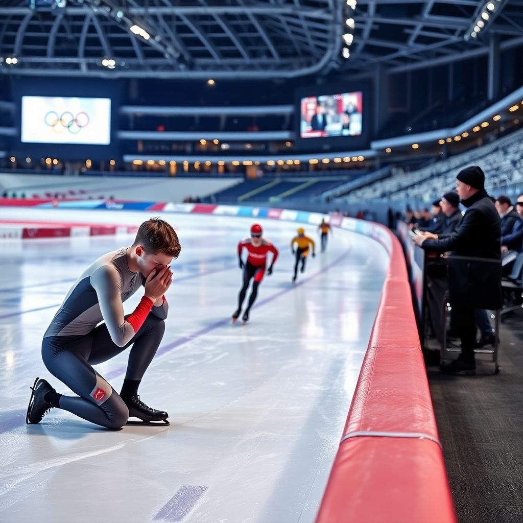 Шорт-трек на Олимпиаде: дисквалификация Ивана Посашкова после контакта и молитвы